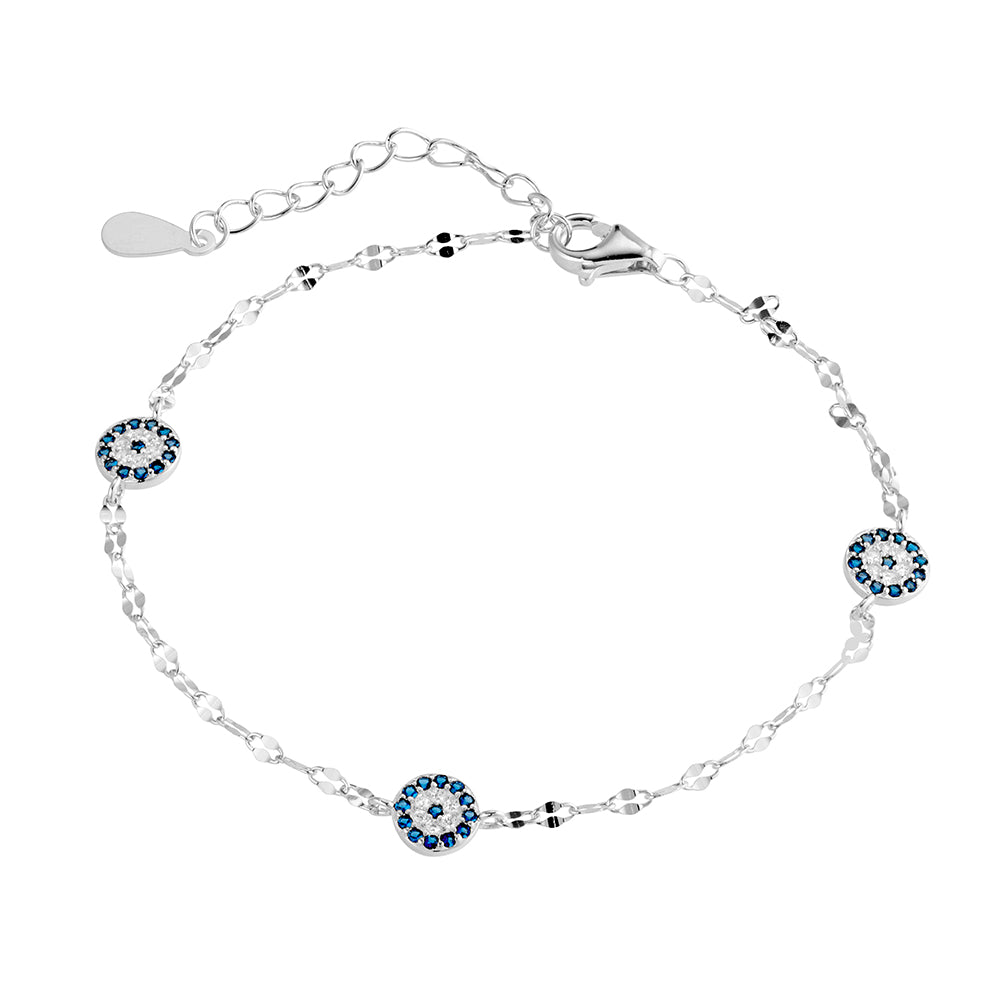 Evil Eye Bracelet - Gold/ Silver