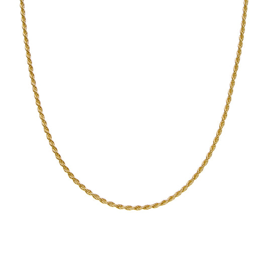 Gold Plated Rope Chain