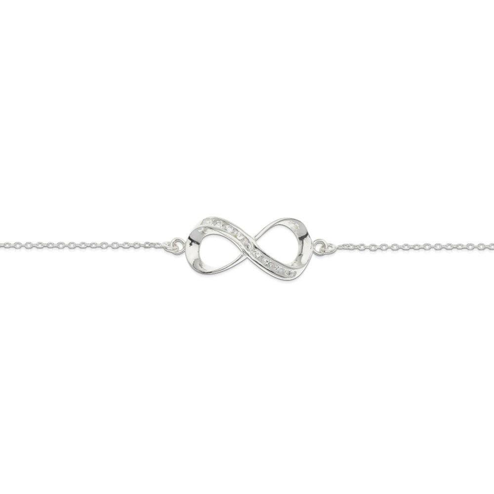 Stone Set Infinity Bracelet