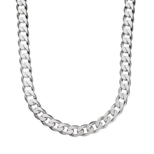 Sterling Silver Curb Chain 9mm