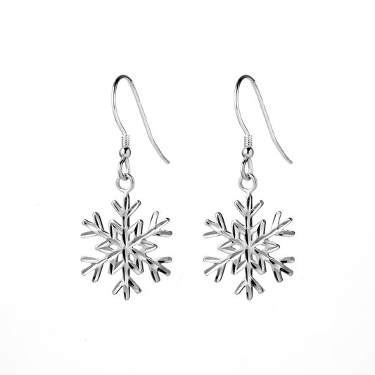 Snowflake Drop Earrings