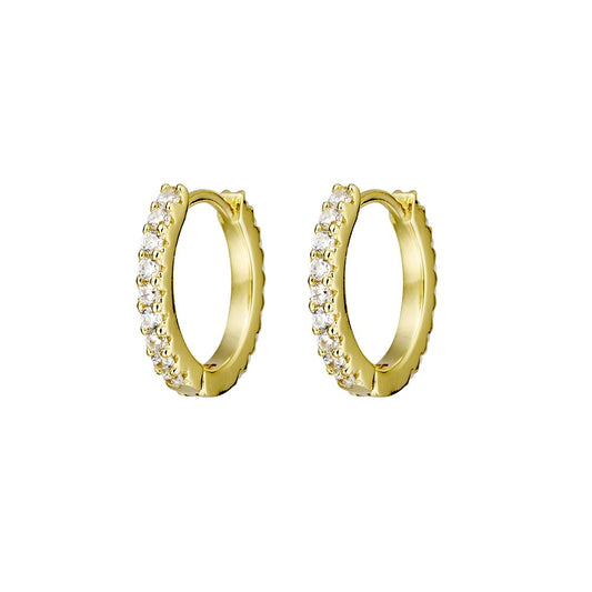 Gold Plated Huggie Earrings