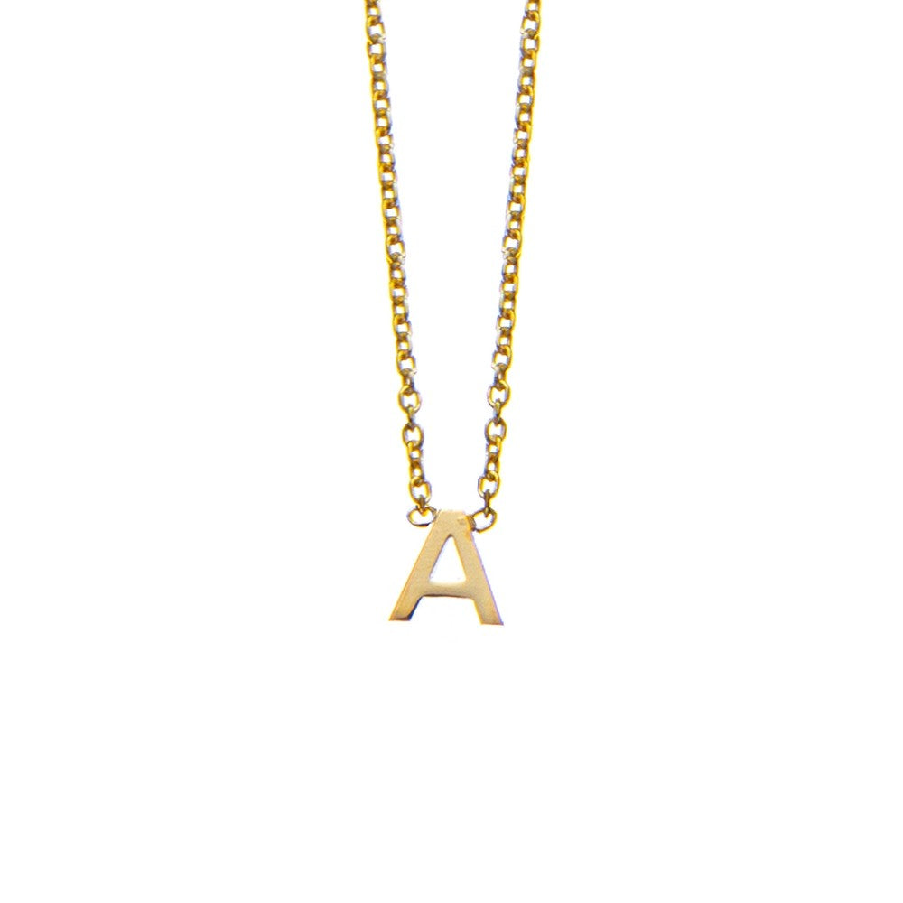 Gold Initial Necklace