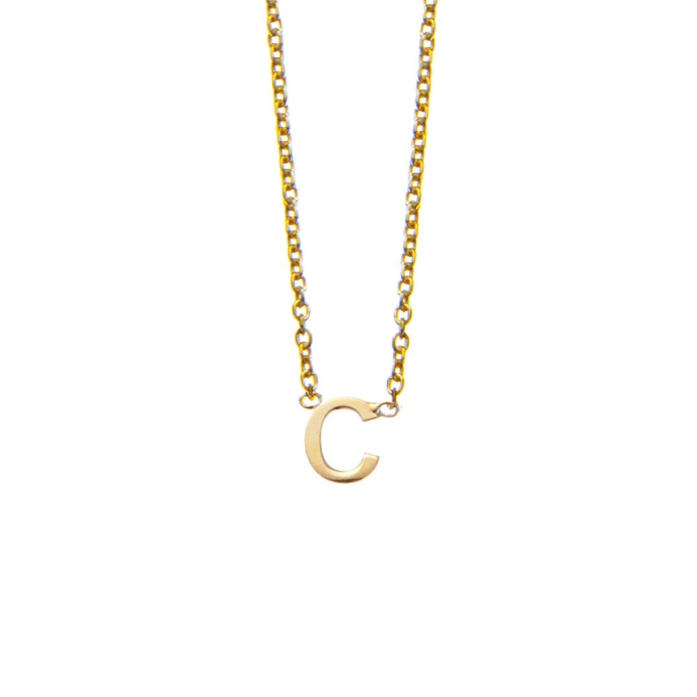 Gold Initial Necklace