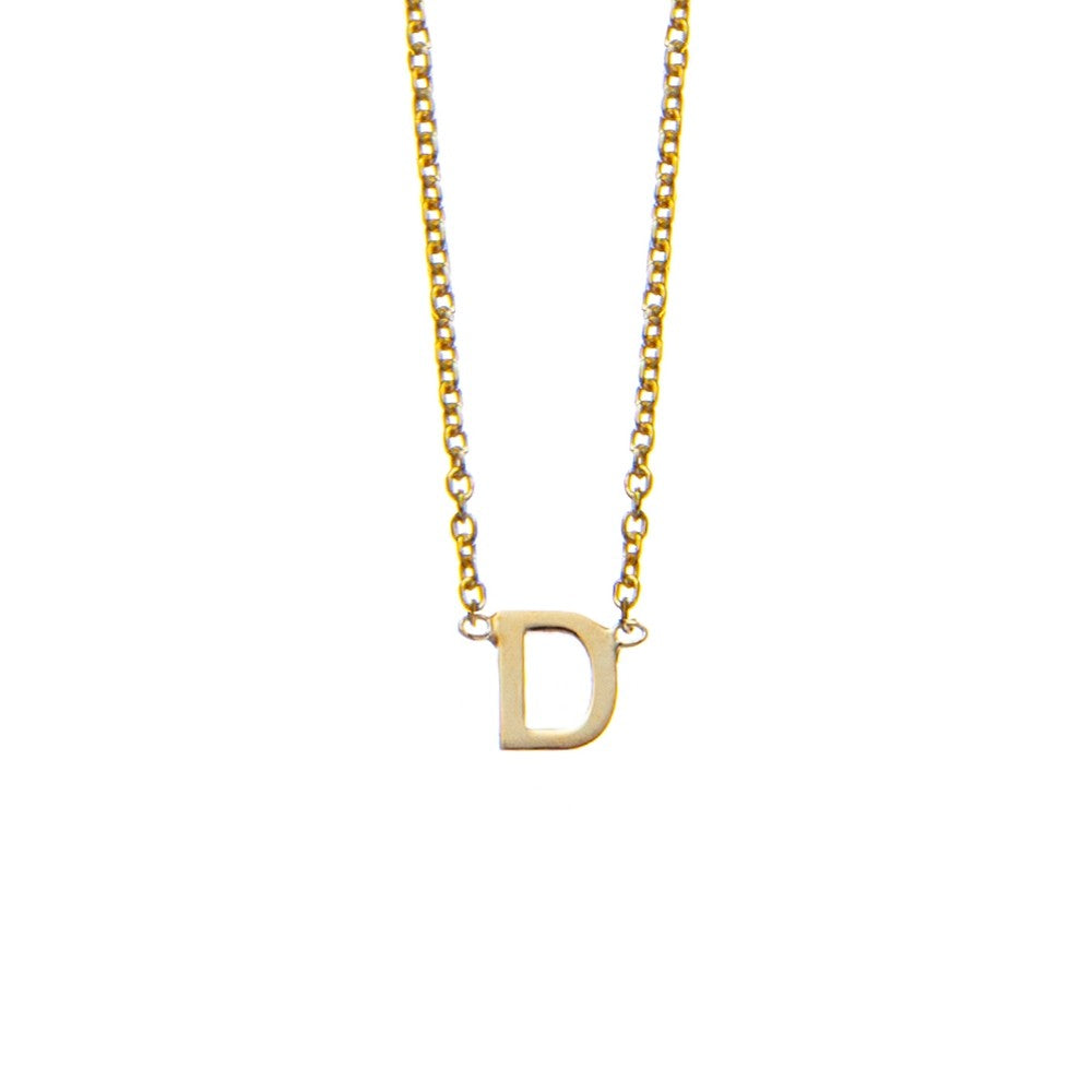 Gold Initial Necklace