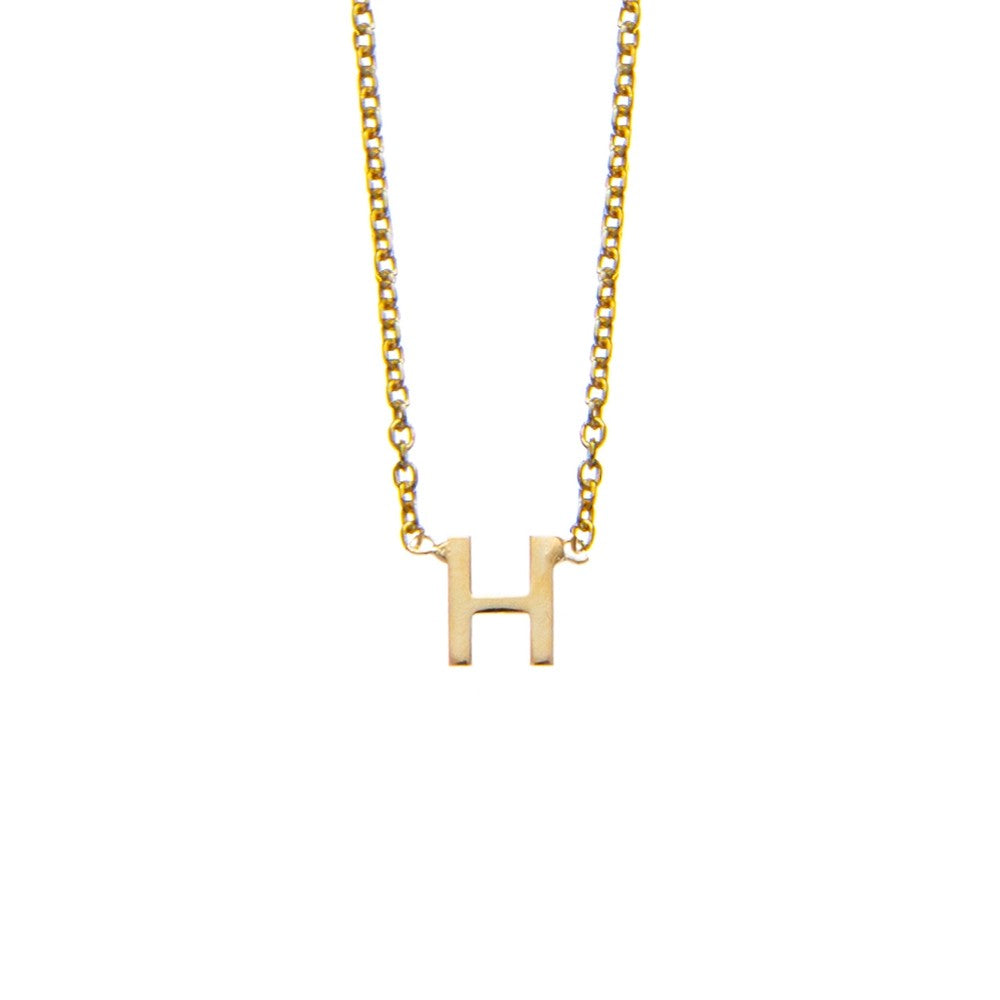 Diamond & 18K Gold Initial Necklace | Steven Fox Jewelry