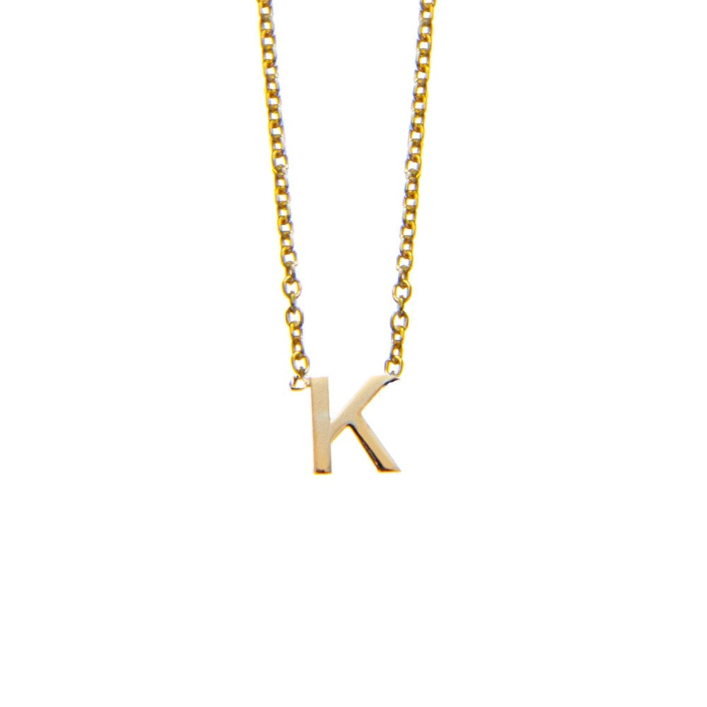 Gold Initial Necklace