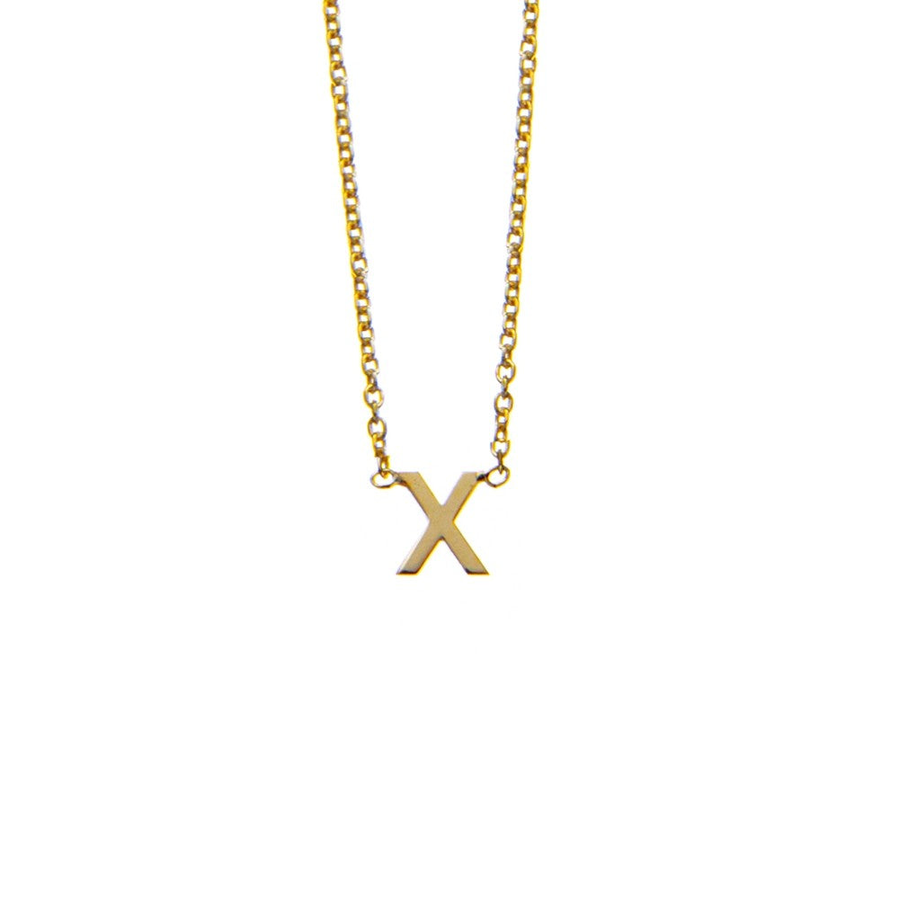 Gold Initial Necklace