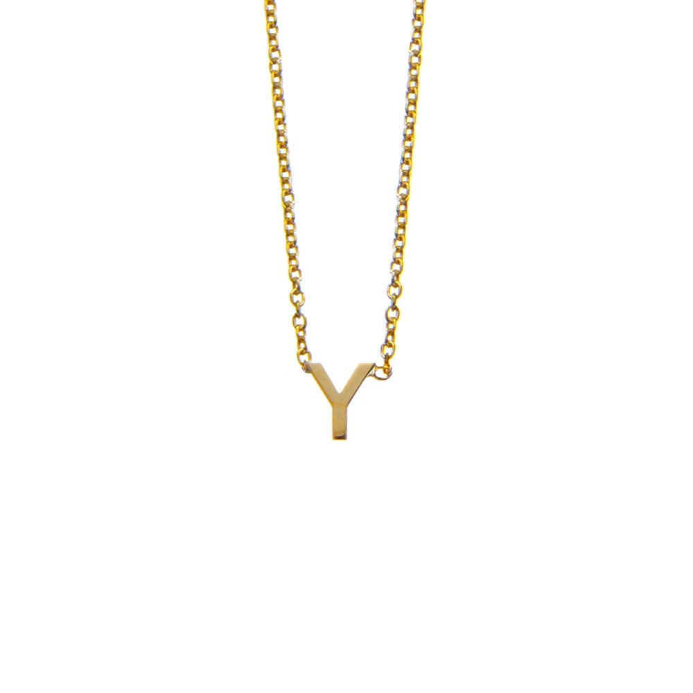 Gold Initial Necklace