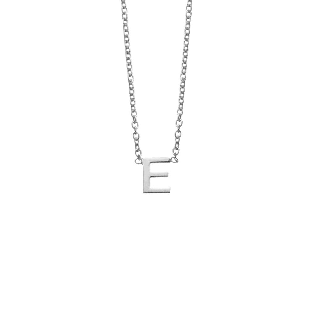 Silver Initial Necklace