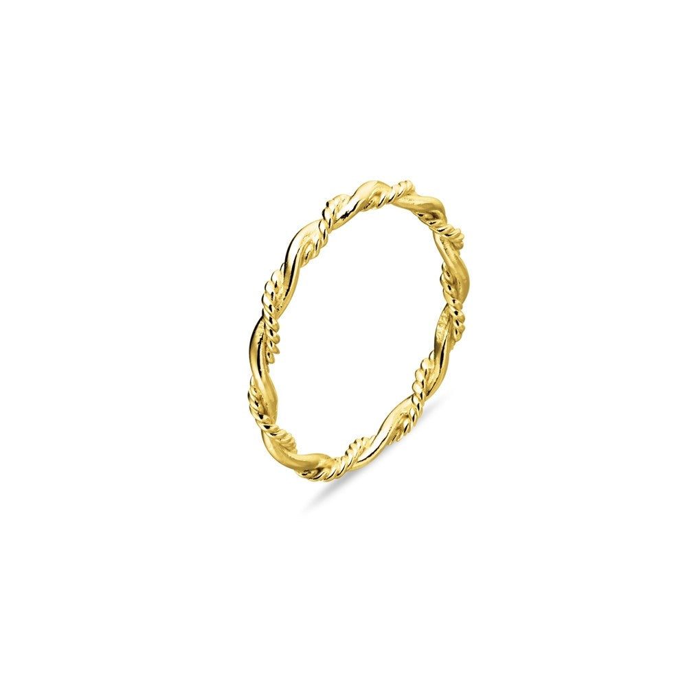 Gold Twisted Rope Ring