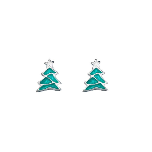 Christmas Tree Stud Earrings