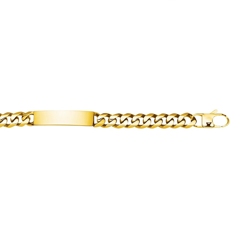 Stainless Steel Gold I.D. Bracelet